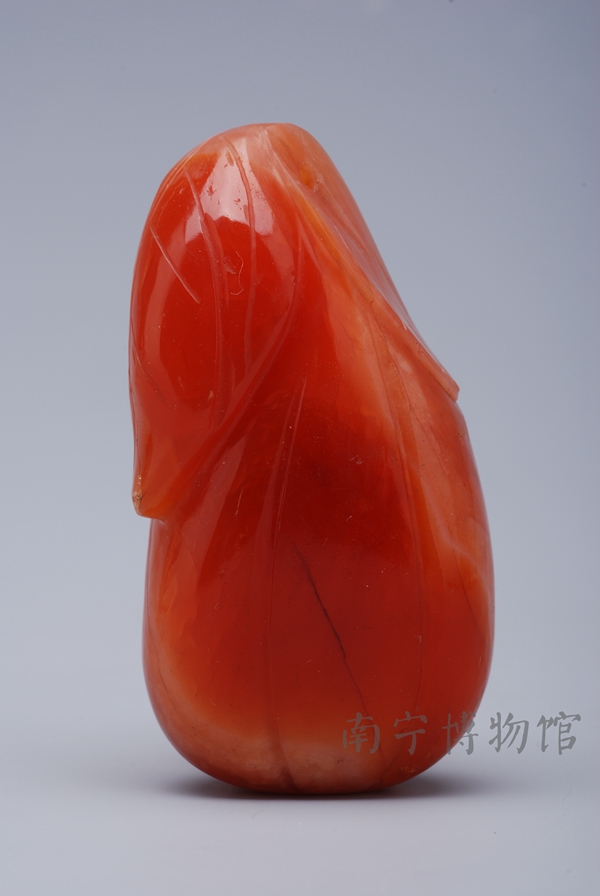 清红玛瑙瓜形坠